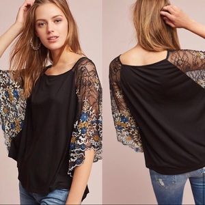 NWT Anthropologie callista embroidered blouse